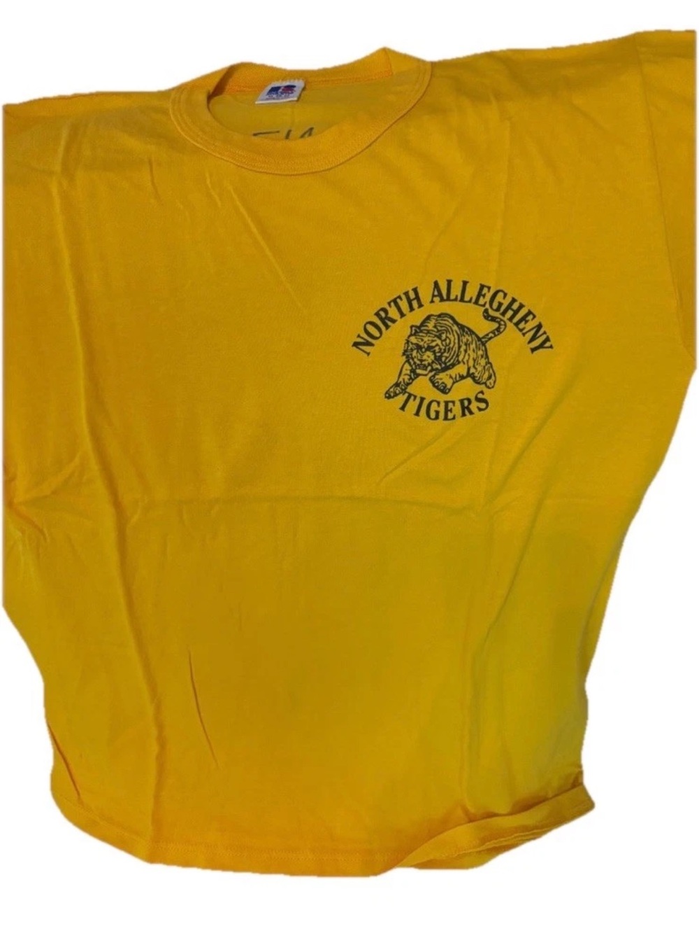 Vintage North Allegheny Tigers Russell USA Made Tee M